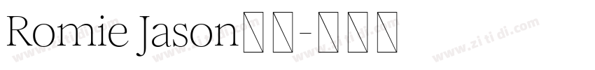 Romie Jason字体字体转换